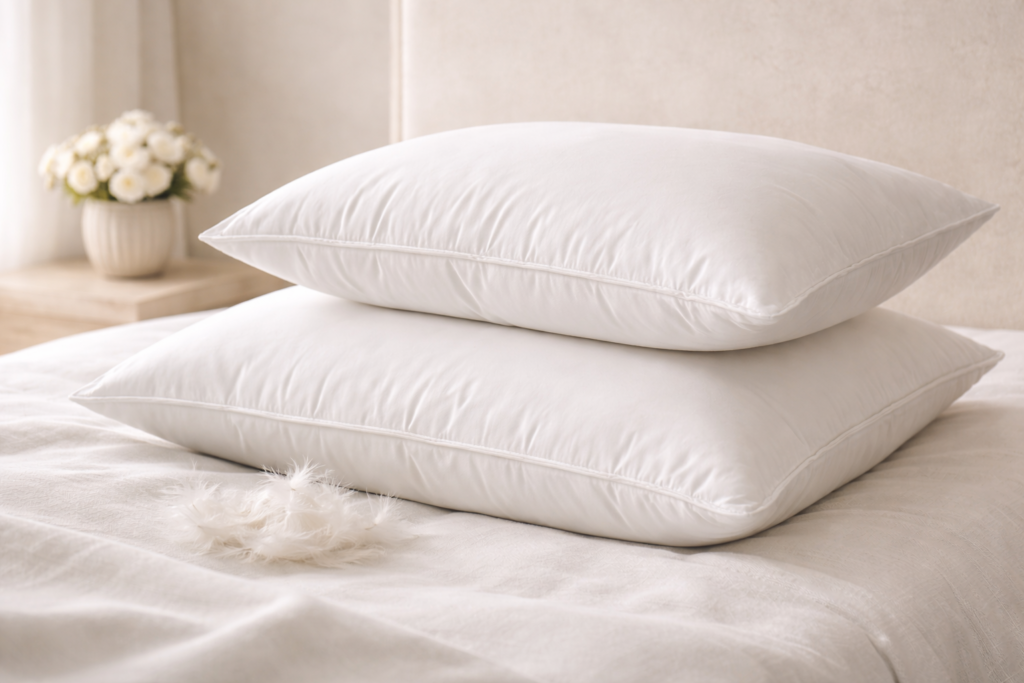 Detail de finition sur mesure d'une literie FMT Fabric